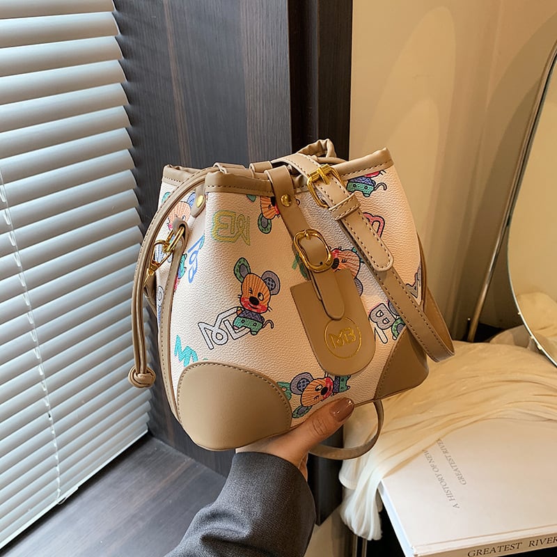 【小物】肩掛け斜め掛けバケツ型バッグG20480