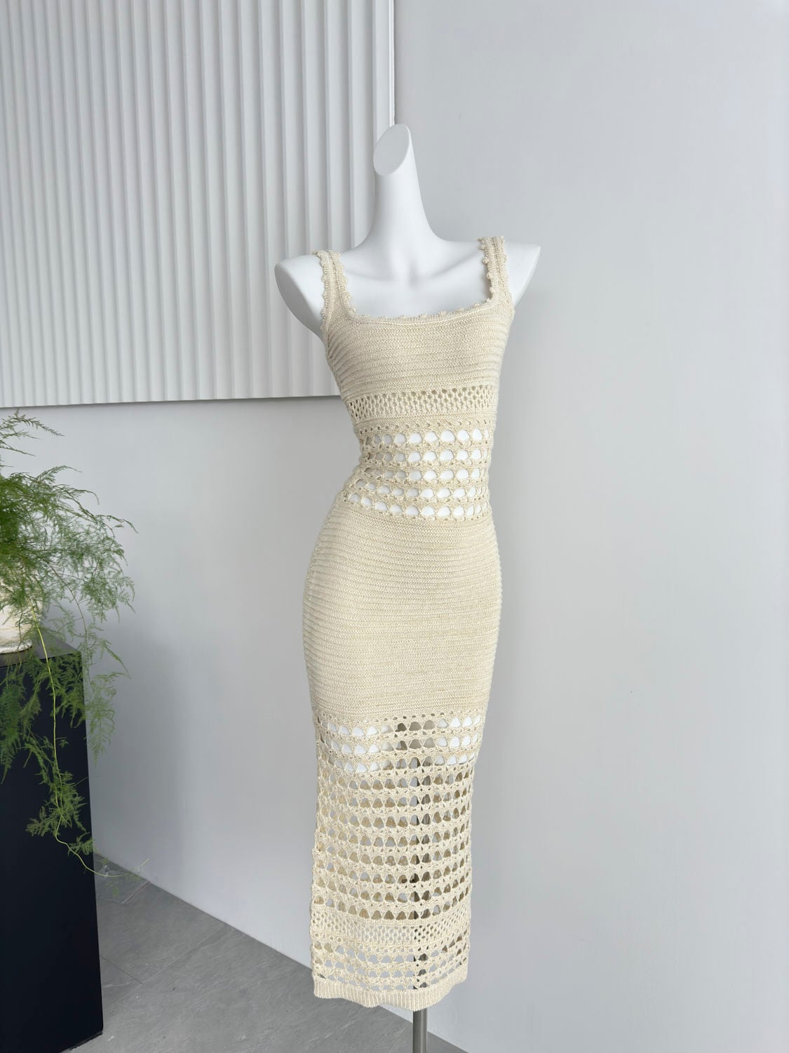 【dress】ニットキャミワンピース　M24429