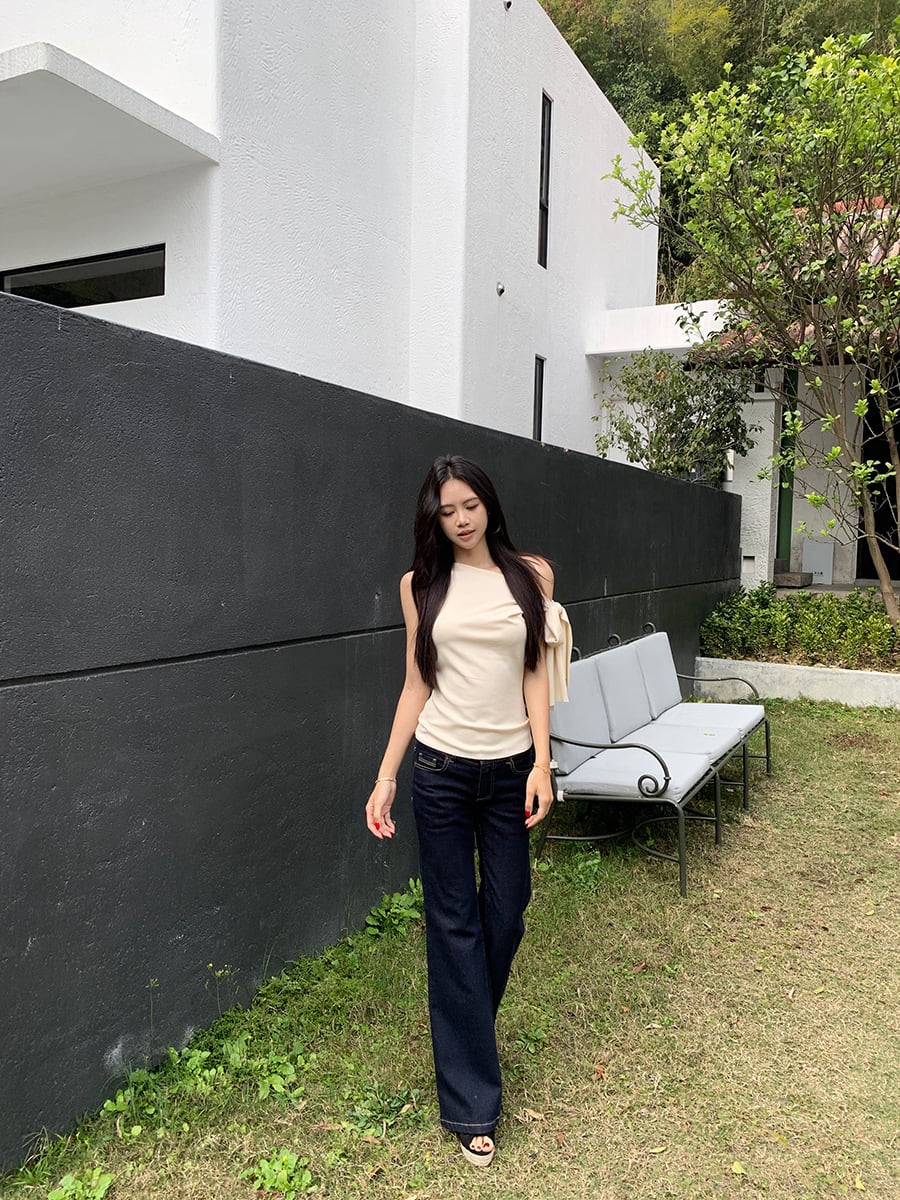 【tops】オフショルダーTシャツ　M29794