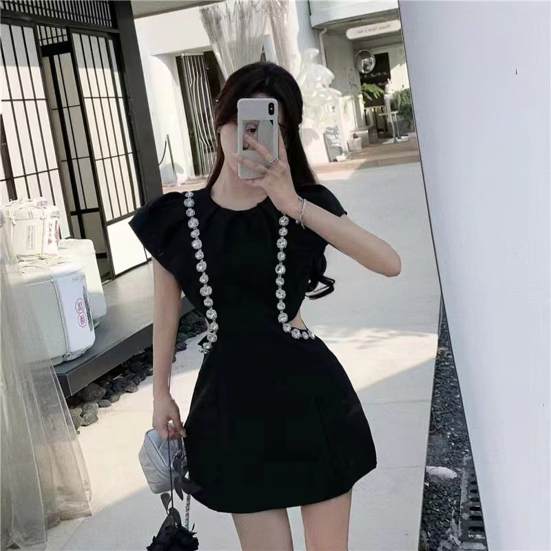 【dress】ウエストカットワンピース　M24202