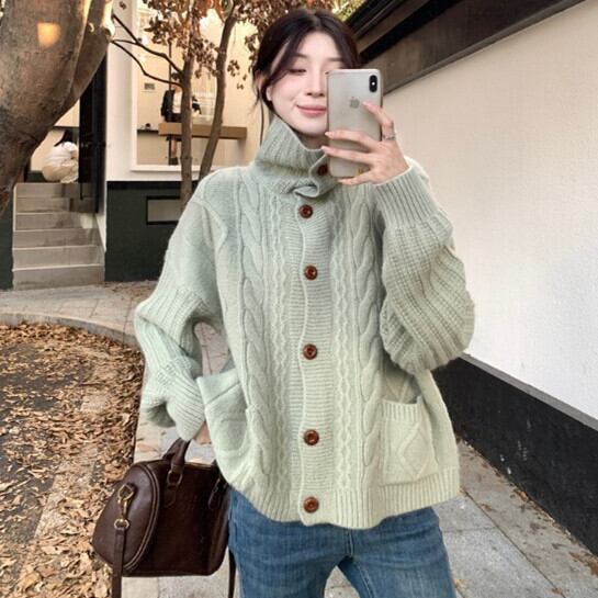 【outer】ニットカーデ　M27648