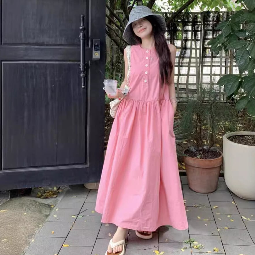 【dress】ノースリーブワンピース　M24892