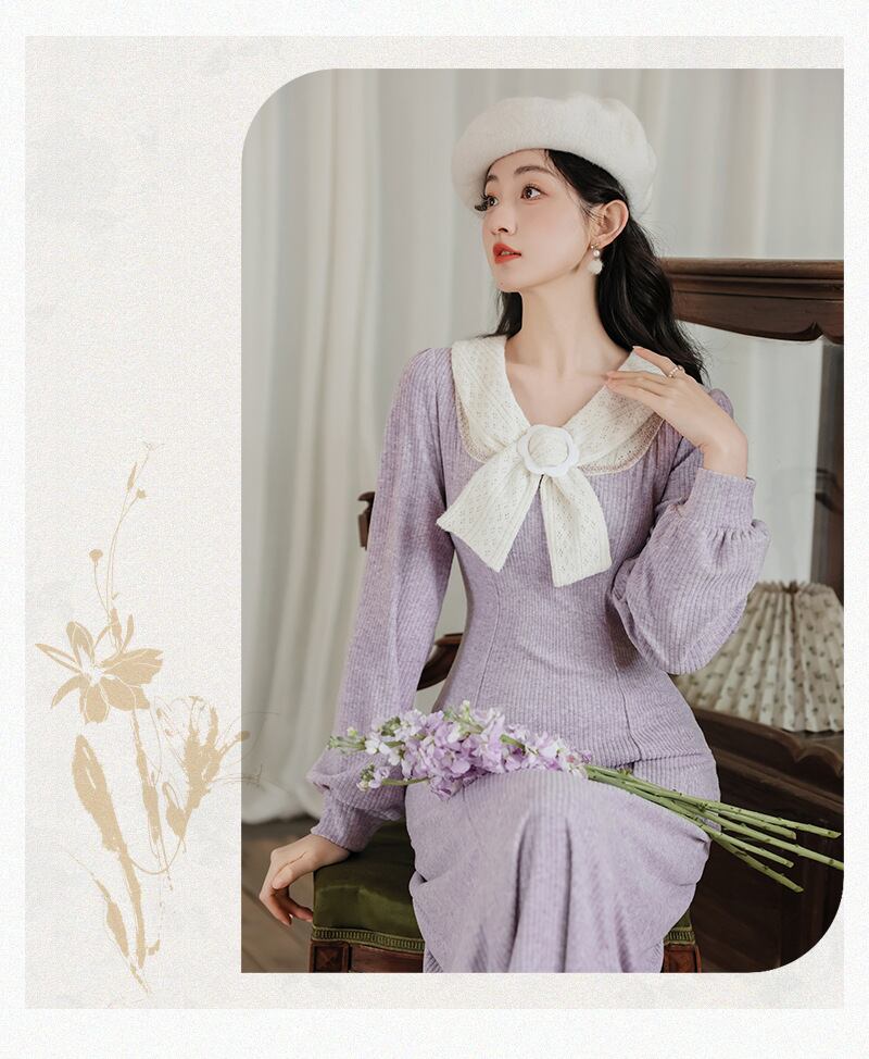 【dress】ニットワンピース　M26896