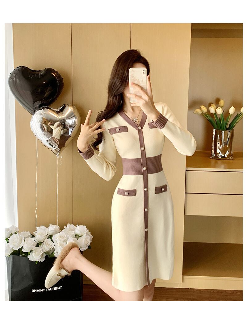 【dress】ニットワンピース　M28412