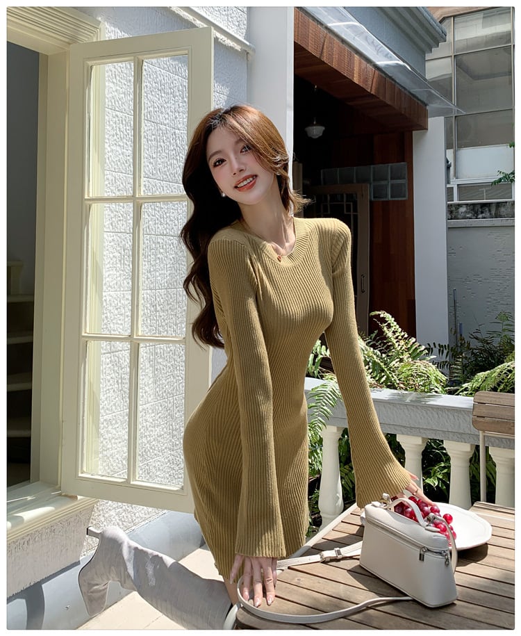 【dress】ニットワンピース　M25361