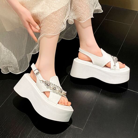 【shoes】チャンキーヒールサンダル　M30230