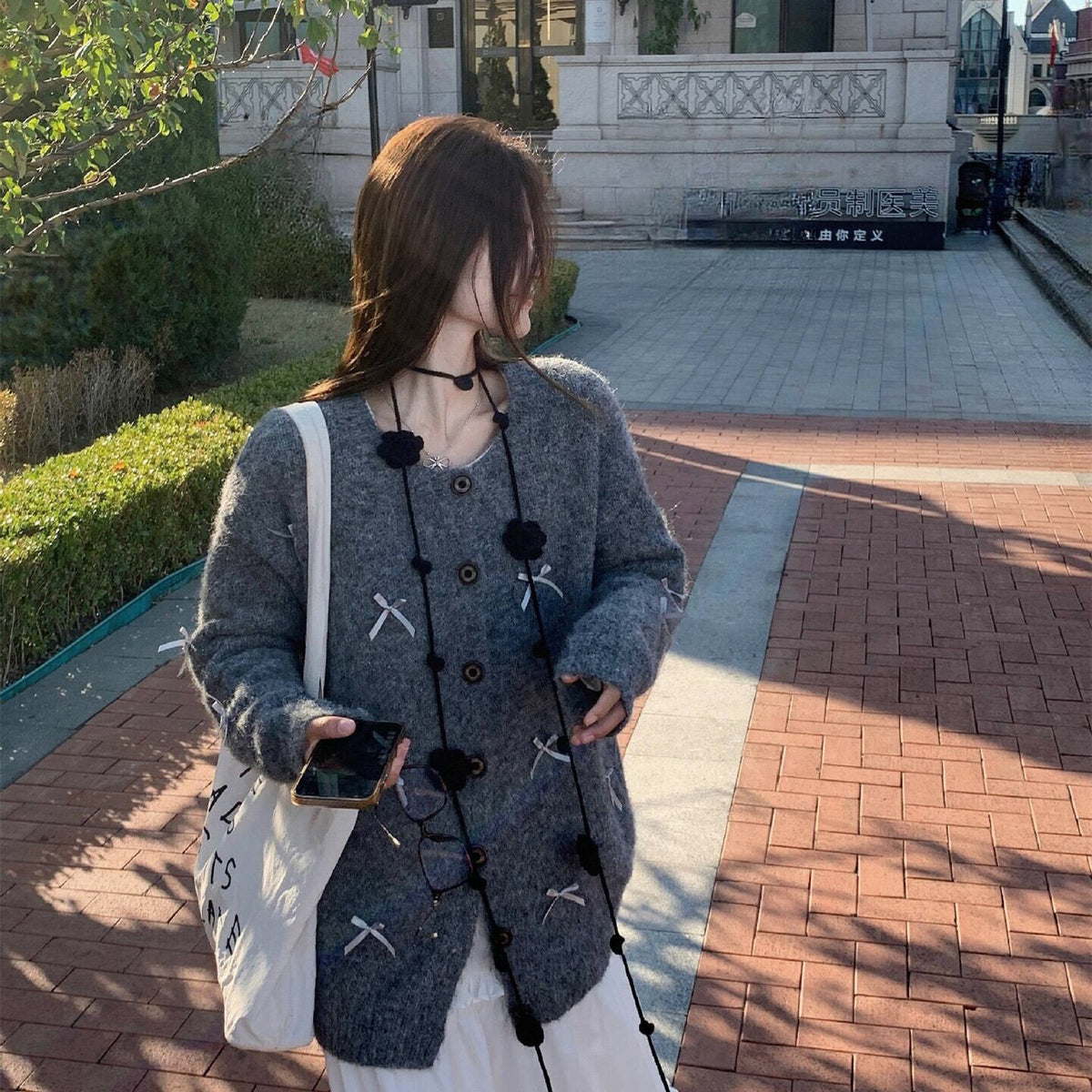 【outer】ニットカーデ　M27985