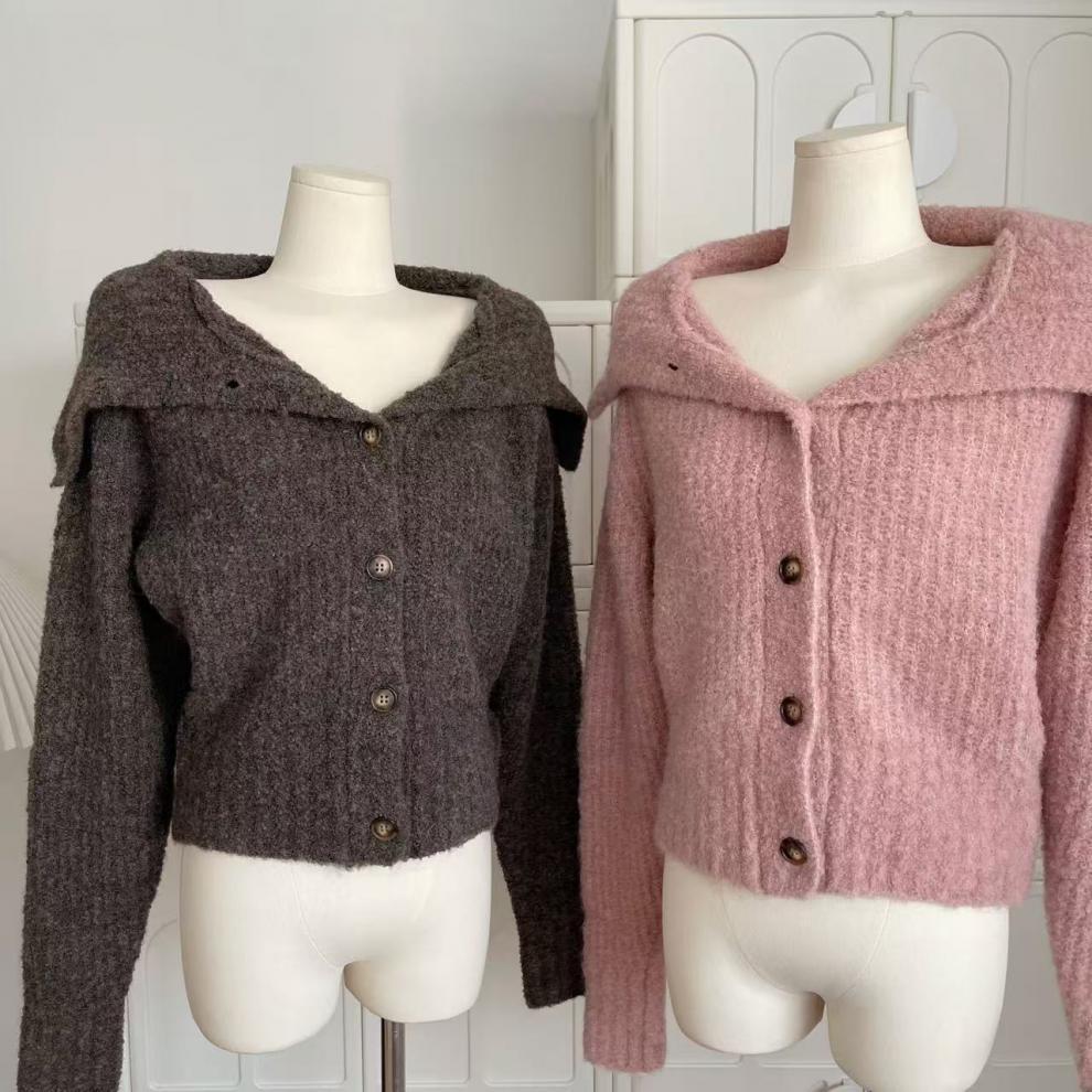 【outer】ニットカーデ　M27858