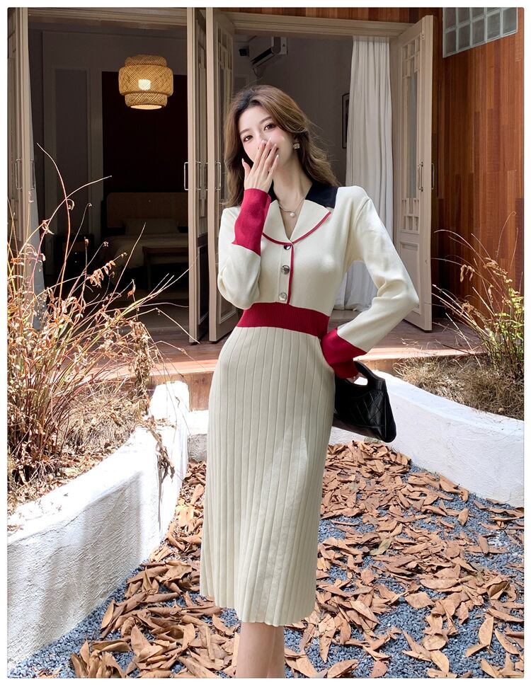 【dress】ニットワンピース　M27470