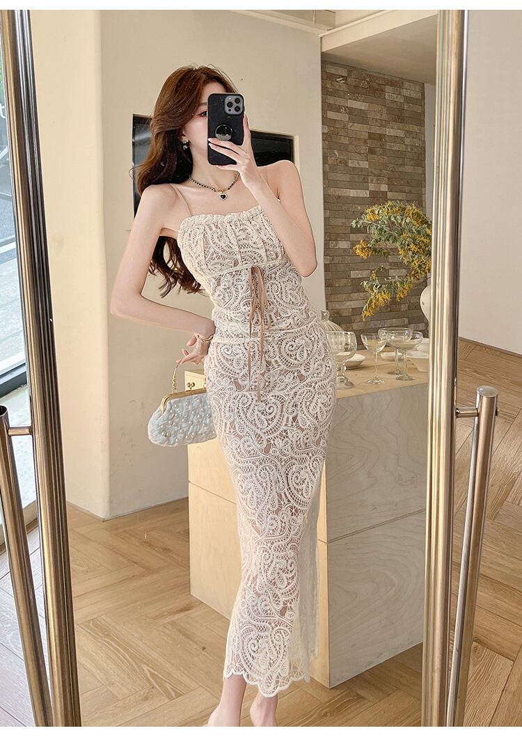 【dress】レースキャミワンピース　M30081