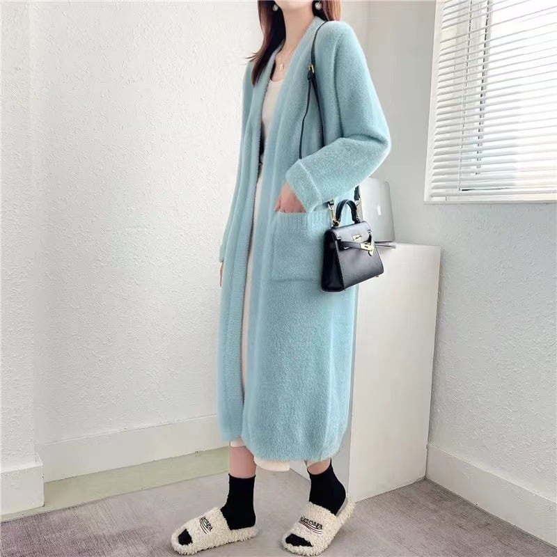 【outer】ロング丈ニットカーデ　M26127