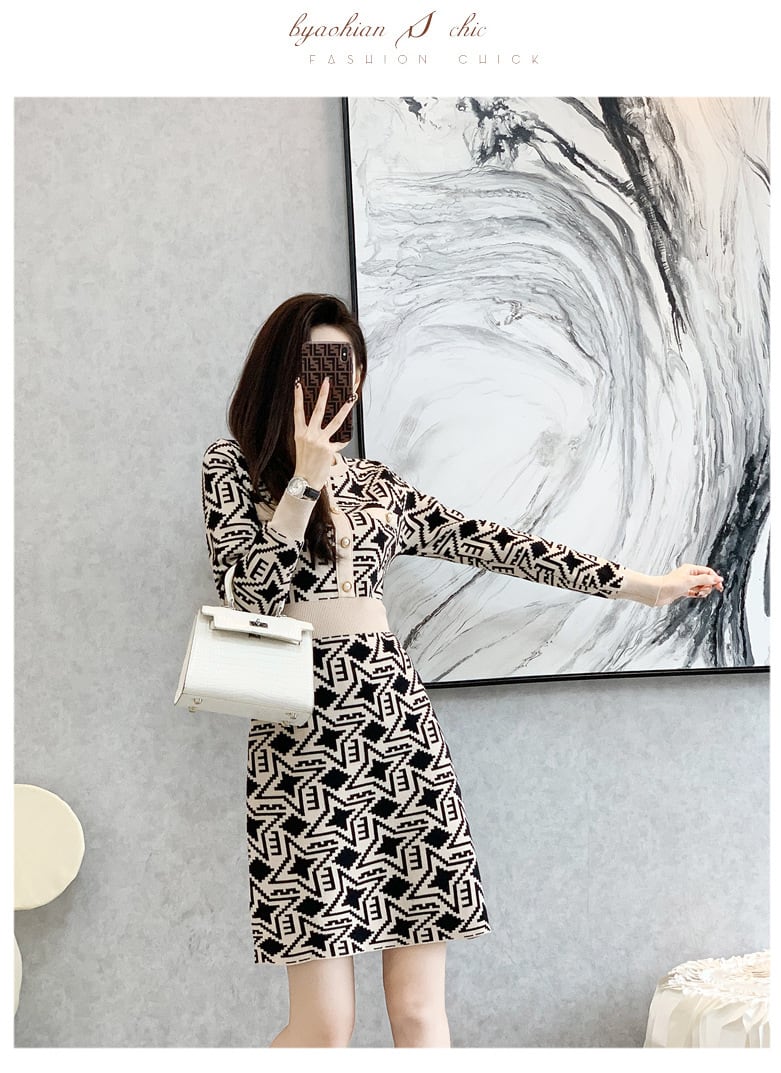 【dress】ニットワンピース　M25508
