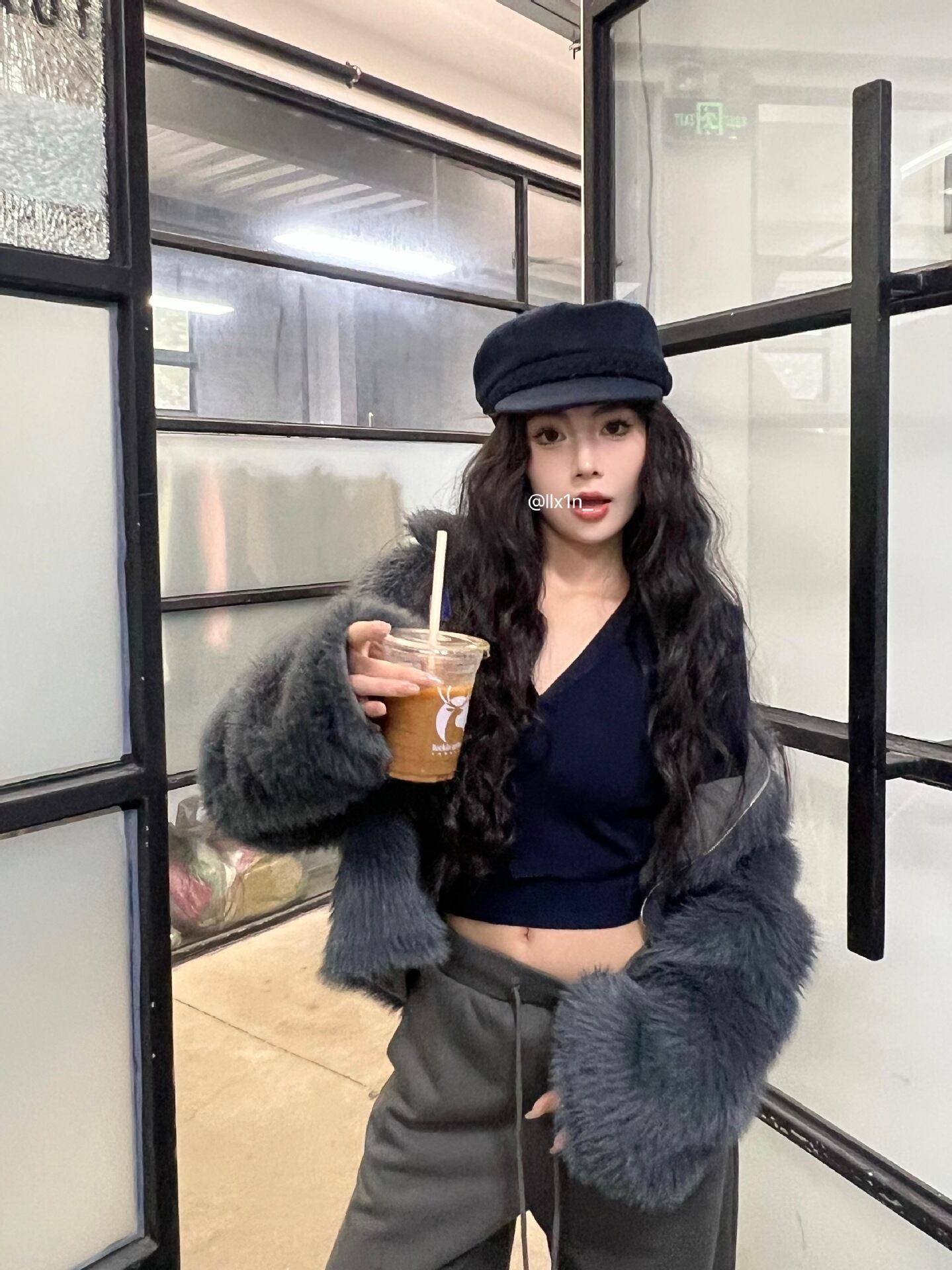 【outer】ファーショートコート　M27964