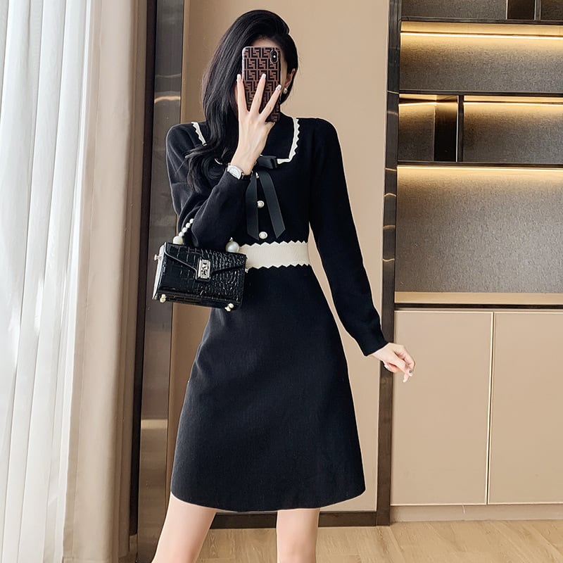 【dress】ニットワンピース　M25512
