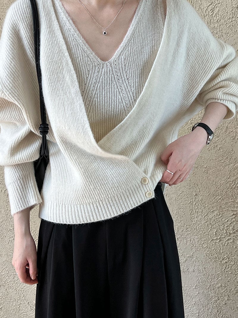 【tops】ニットアンサンブル　N2876