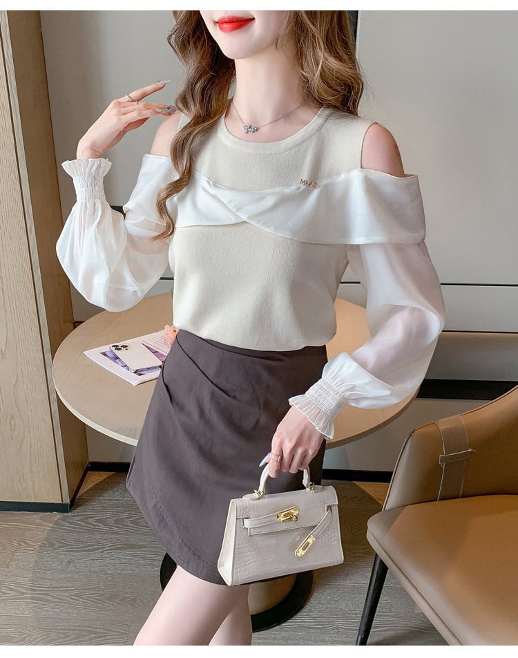 【tops】オフショルダートップス　M29037