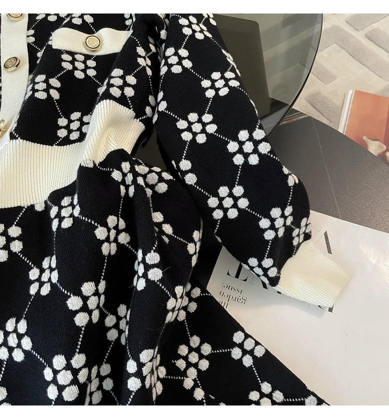 【dress】ニットワンピース　M25368