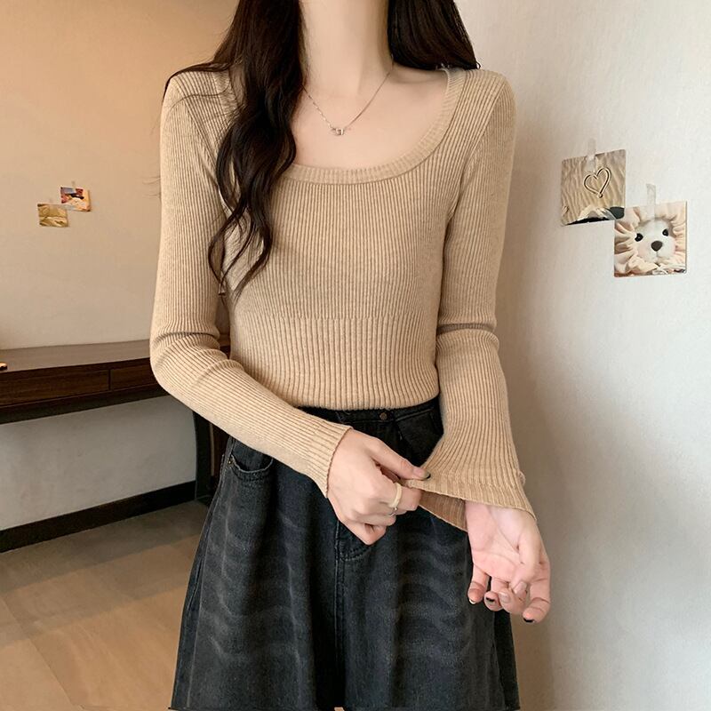 【tops】ニットトップス　M18835