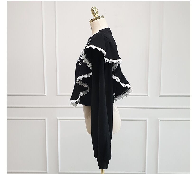 【tops】フリルプルオーバー　M27391