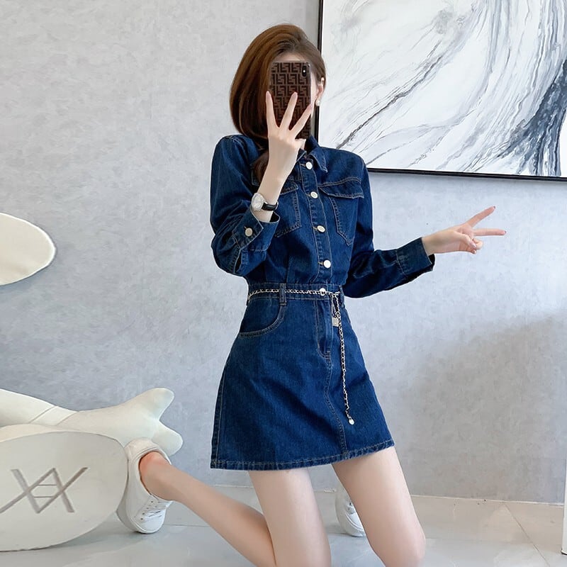 【dress】デニムワンピース　M25741