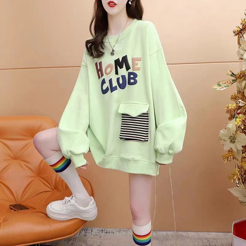 【tops】クルーネックパーカー　M18556