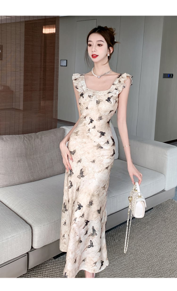 【dress】プリントキャミワンピース　M23963
