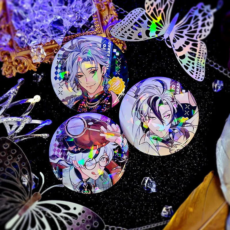 【GOODS】NU: カー二バル ホログラム缶バッジ Q0228