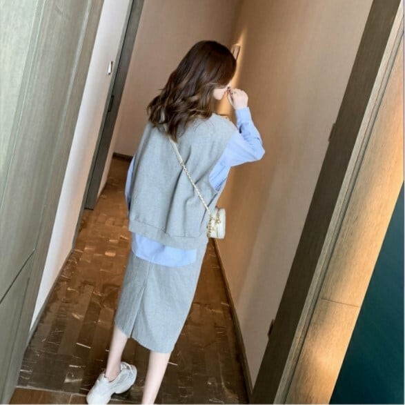 【set】スウィートファッション洋気着痩せ3点セット G2289