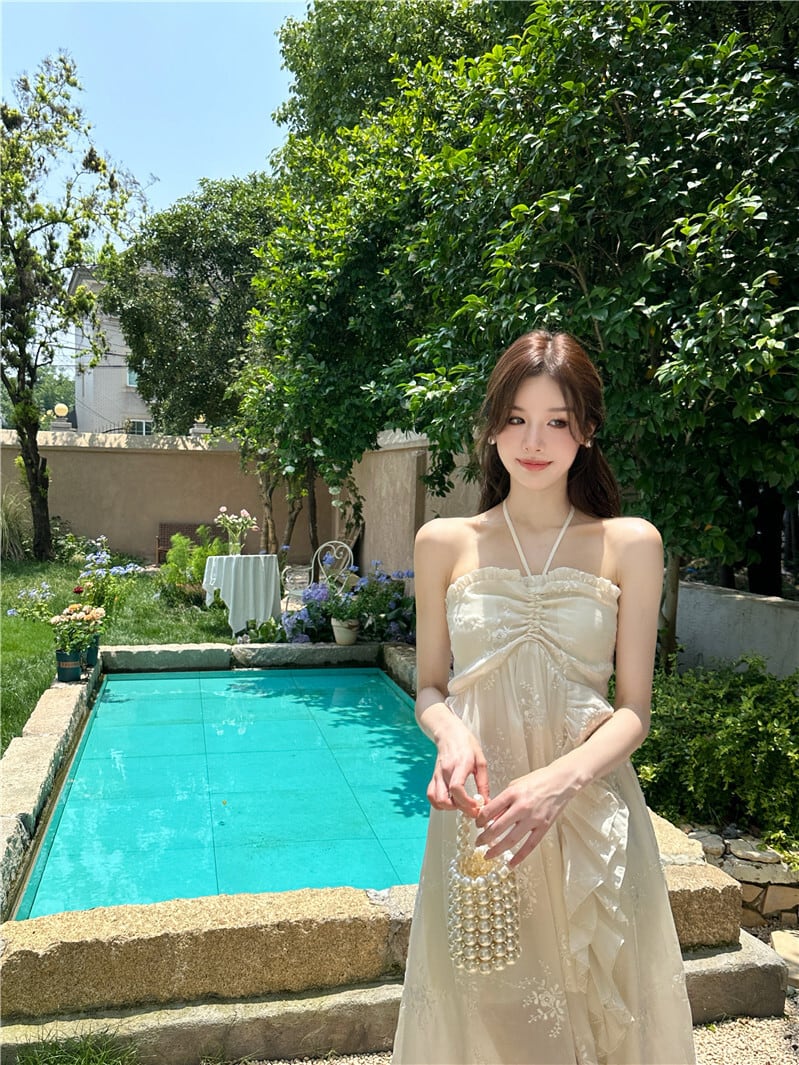 【dress】バックレスワンピース　M25186