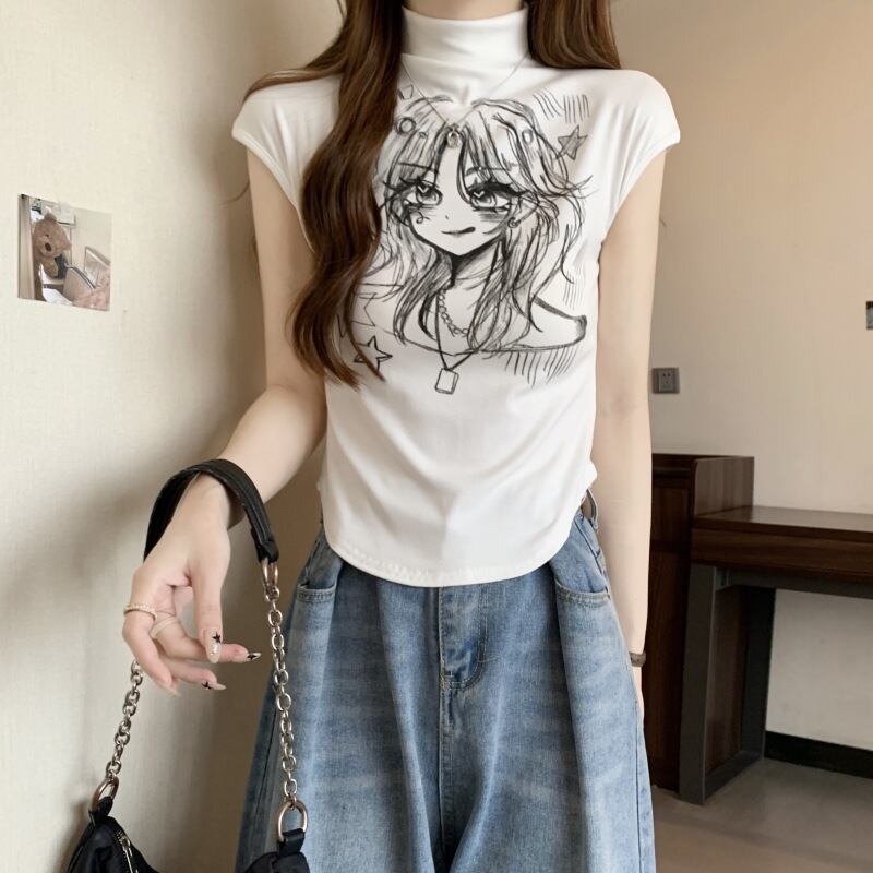 【tops】ハーフネックTシャツG20245