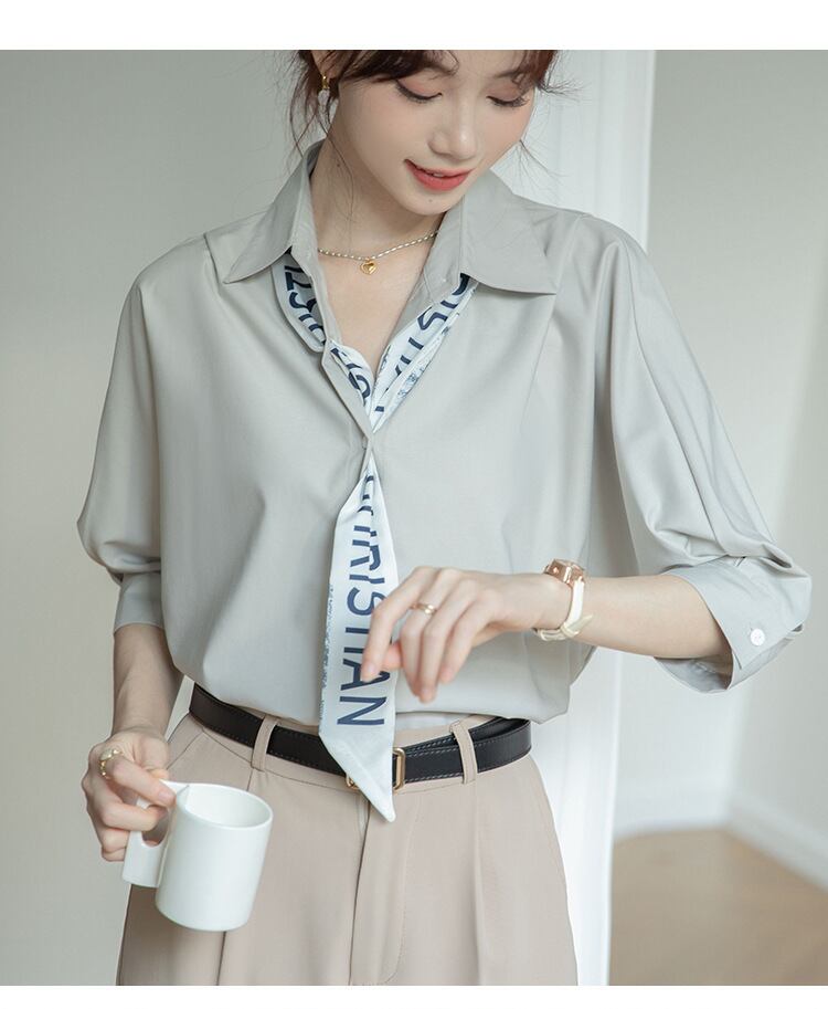 【tops】ファッションデザインブラウスG21074