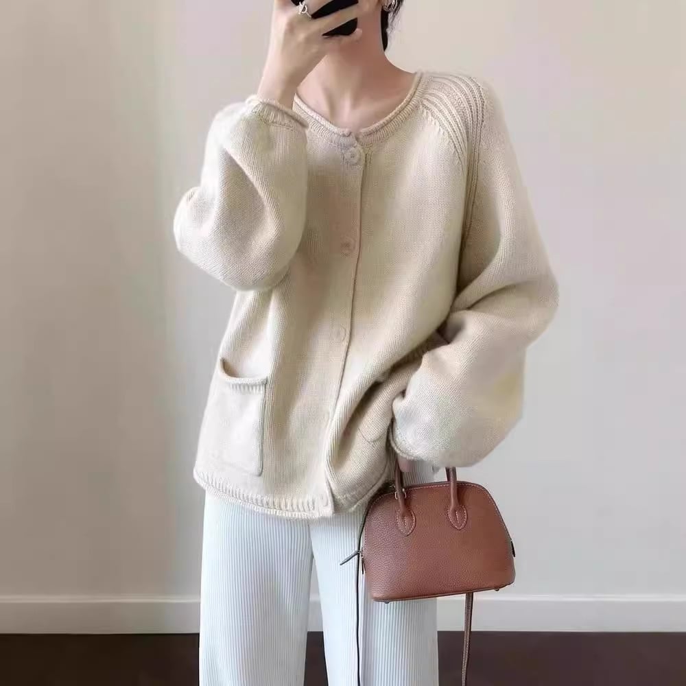 【outer】ニットカーデ　M27312