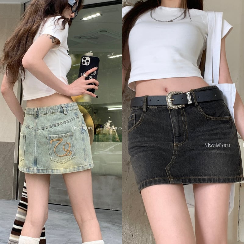 【bottoms】デニムスカートG20422