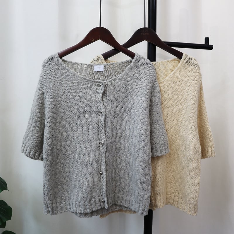 【outer】ニットカーデ　M25550