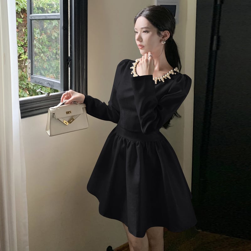 【dress】パールデートワンピース　M26207