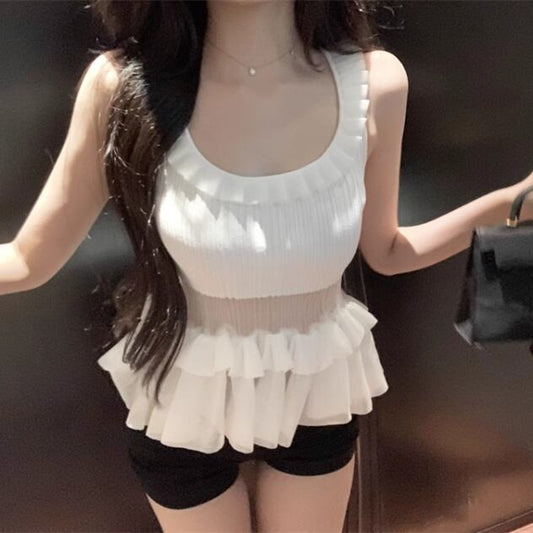 【tops】ペプラムキャミソール G20109