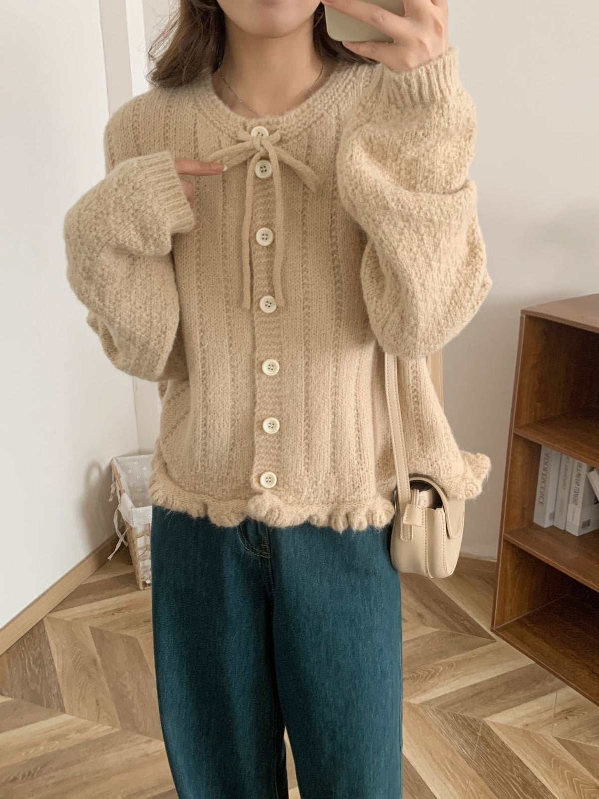 【outer】ニットカーデ　M26423