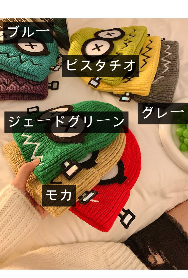 【小物】カートゥーンニット帽子G23561