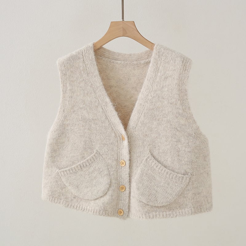 【tops】ニットベスト　M25582