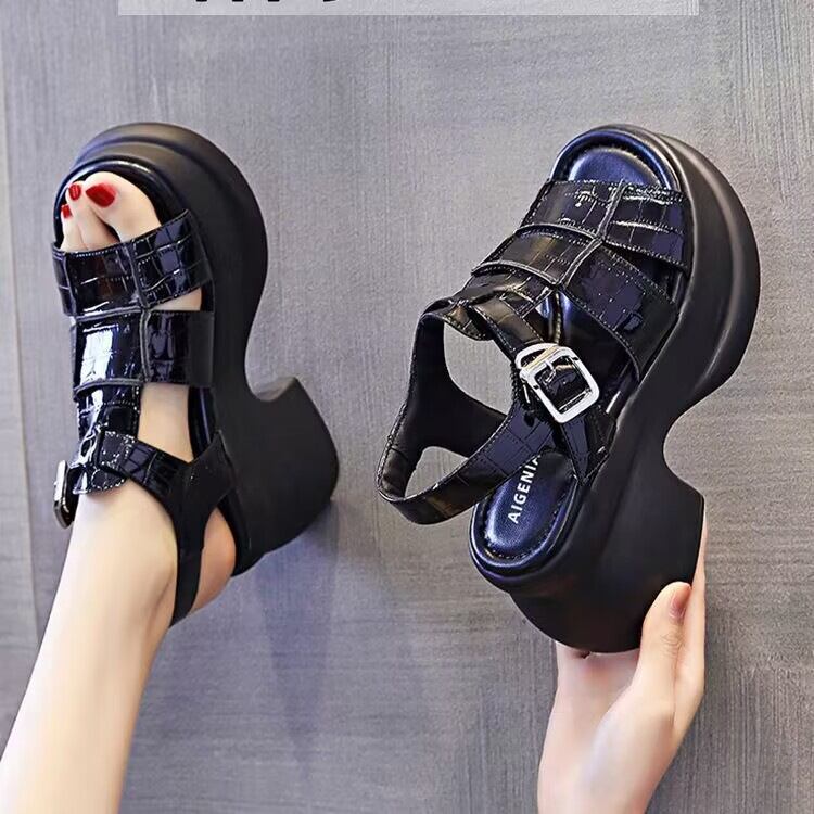 【shoes】チャンキーヒールサンダル　M30231