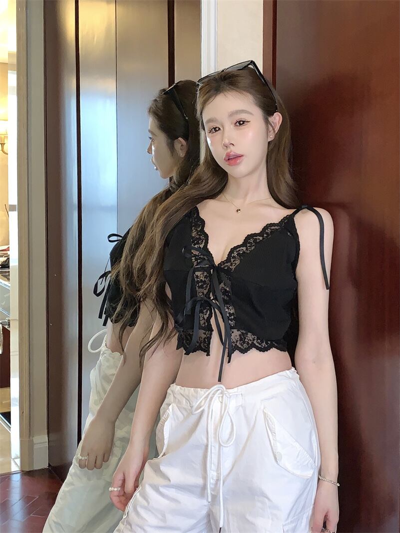 【tops】レースキャミソール　M28888