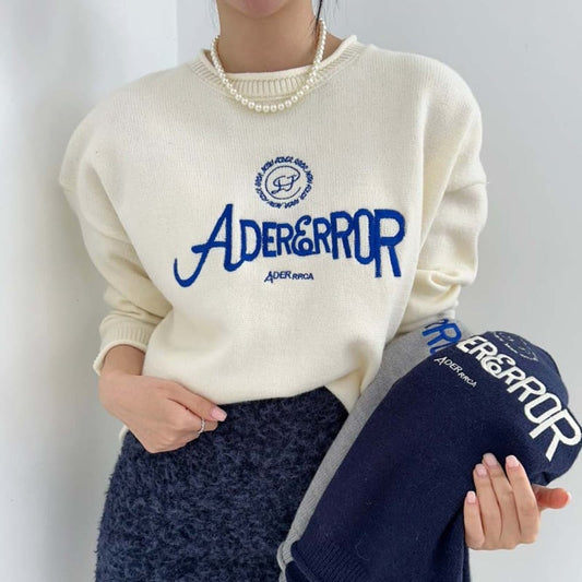 【tops】ラウンドネックニットセーターG19836