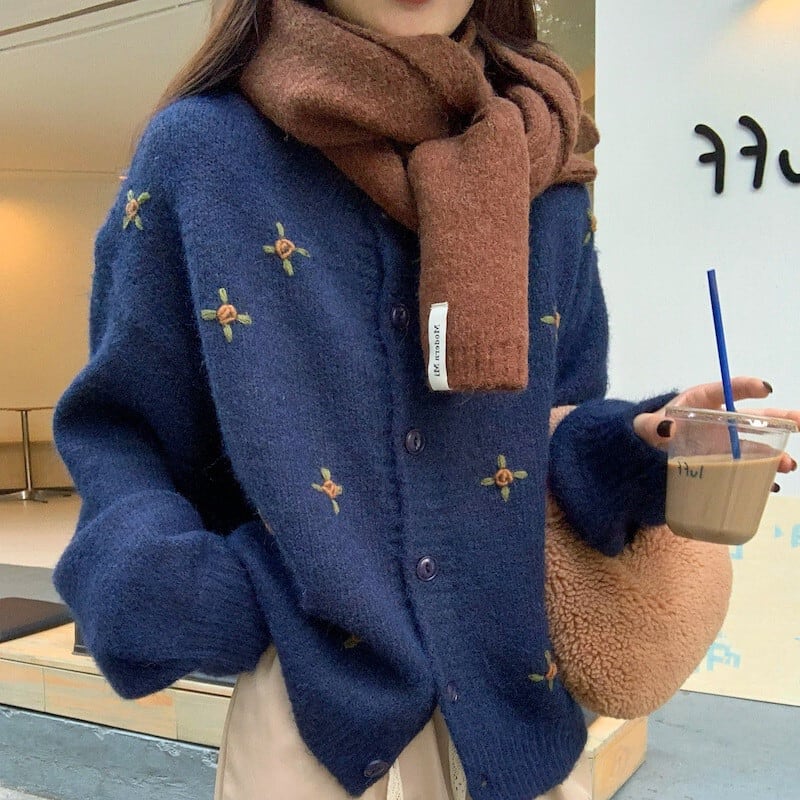 【outer】ニットカーデ　M26981