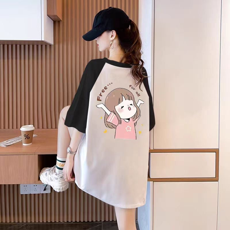 【tops】3色ラウンドネックＴシャツF7622