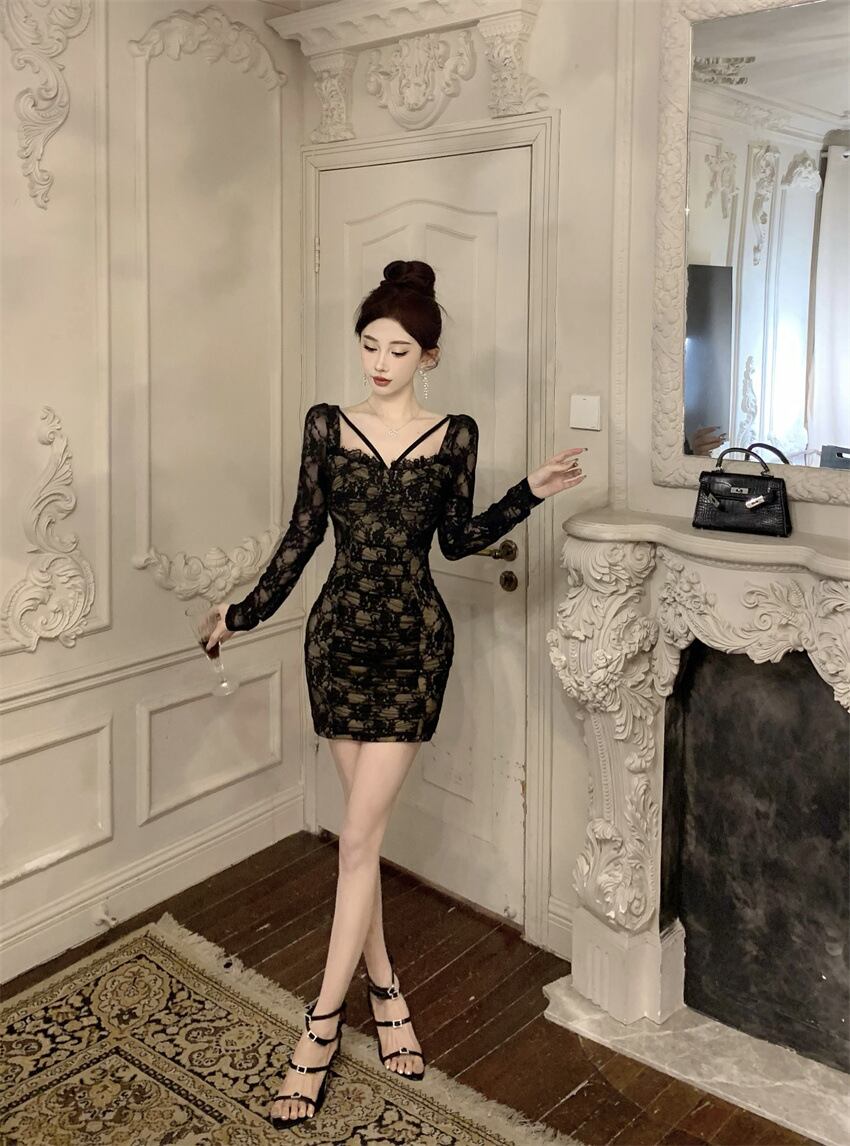 【dress】レースデートワンピース　M28315