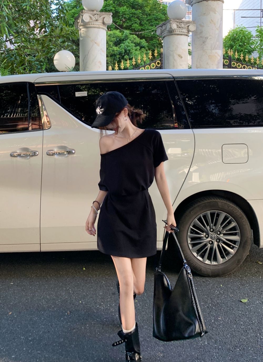 【dress】オフショルダーワンピース　M24895