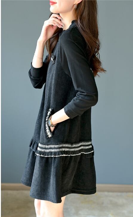 【dress】ビーズフリルワンピース G20260