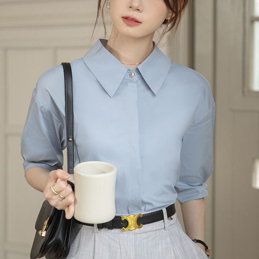 【tops】OL通勤ブラウスG21075