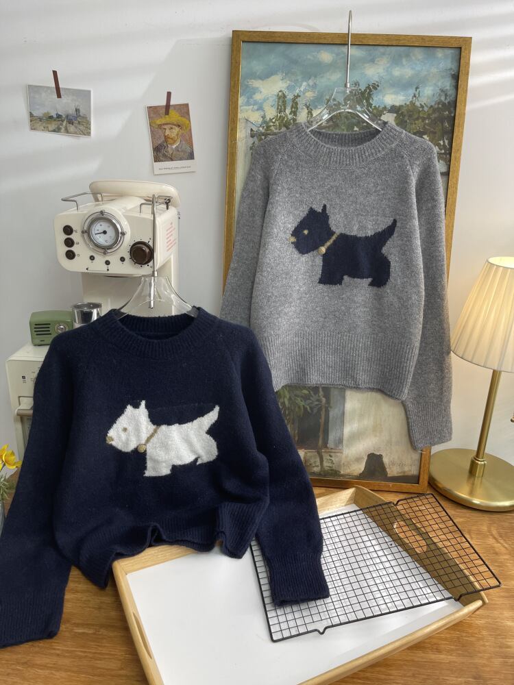 【tops】カートゥーンニットセーター　M26856