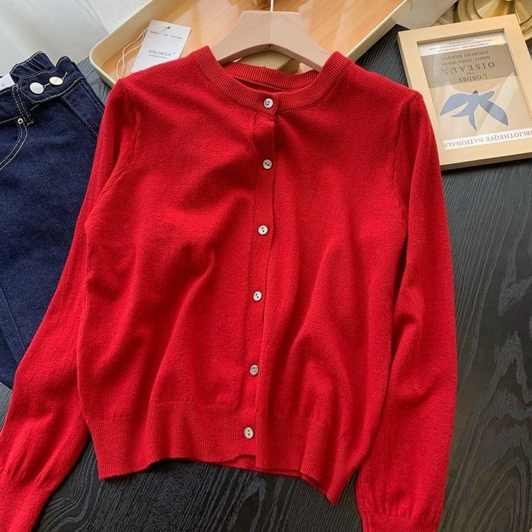 【outer】ニットカーデ　M29425
